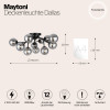 Светильник потолочный MOD545CL-12B Maytoni Черный