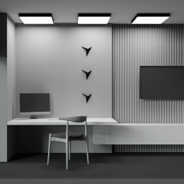 Светильник потолочный C032CL-90W4K-SQ-B Maytoni Черный