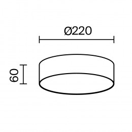 Светильник потолочный C032CL-24W3K-RD-W Maytoni Белый