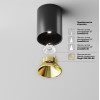 Светильник потолочный C064CL-8W4K-RD-B Maytoni Черный