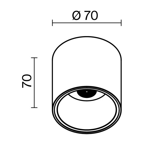 Светильник потолочный C064CL-L12B4K Maytoni Черный