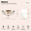 Светильник потолочный MOD094CL-04G Maytoni Золото