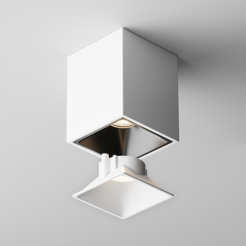 Светильник настенный Ring8-10W-SQ-W Maytoni Белый