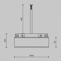 Блок питания TRA172DR- 100W-DD-B Maytoni Черный