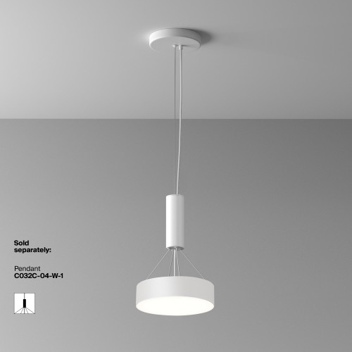 Светильник потолочный C032CL-24W4K-RD-W Maytoni Белый