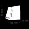 Светильник настенный C040WL-L3B3K Maytoni Черный