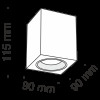 Светильник потолочный C013CL-01W Maytoni Белый