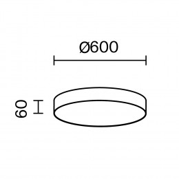 Светильник потолочный C032CL-90W3K-RD-MG Maytoni Матовое Золото