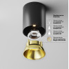 Светильник потолочный C064CL-12W3K-RD-B Maytoni Черный