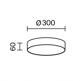 Светильник потолочный C032CL-36W3K-RD-B Maytoni Черный