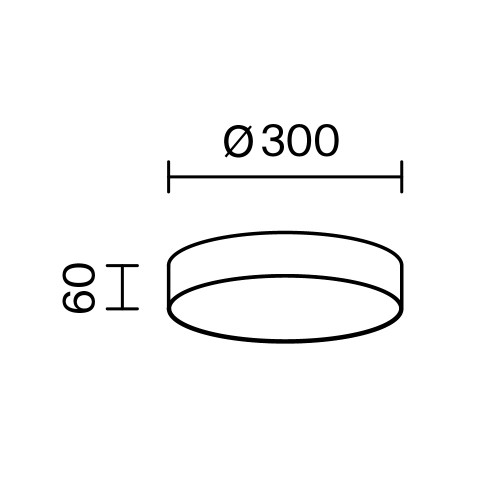 Светильник потолочный C032CL-36W3K-RD-B Maytoni Черный