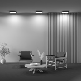 Светильник потолочный C032CL-36W4K-SQ-B Maytoni Черный