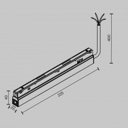 Блок питания TRA034DR-100W-DD-W Maytoni Белый