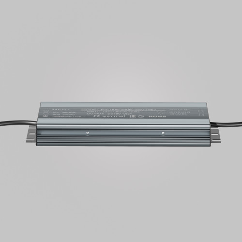 Блок питания PSL008-250W-48V-IP67 Maytoni Серебро