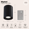 Светильник потолочный C012CL-01B Maytoni Черный