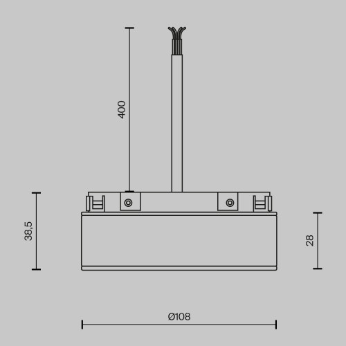 Блок питания TRA172DR-100W-B Maytoni Черный