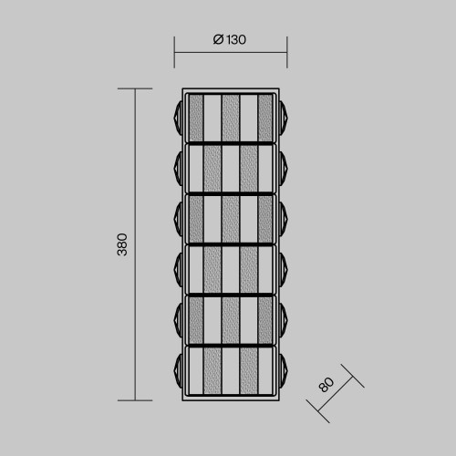 Светильник настенный MOD336WL-L35G3K Maytoni Золото