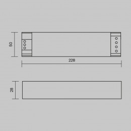 Блок питания PSL007-200W-48V-IP20 Maytoni Черный