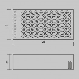 Блок питания PSL006-360W-48V-IP20 Maytoni Серебро