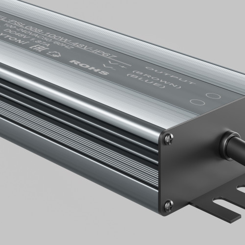 Блок питания PSL008-100W-48V-IP67 Maytoni Серебро