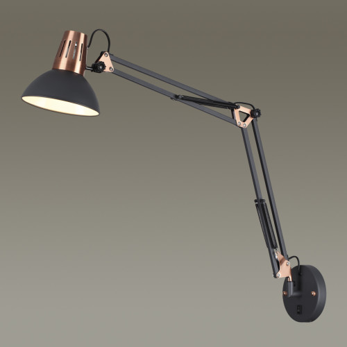 Светильник настенный 3318/1W Odeon Light Черный
