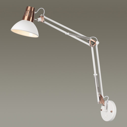 Светильник настенный 3344/1W Odeon Light Белый, медный