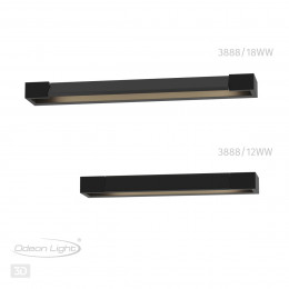 Светильник 3888/18WB Odeon Light Черный