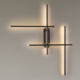 Светильник настенный 3890/36WLP Odeon Light Черный
