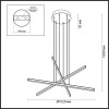 Светильник подвесной 3890/48L Odeon Light Черный
