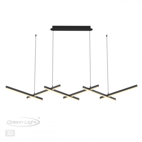 Светильник подвесной 3890/85L Odeon Light Черный