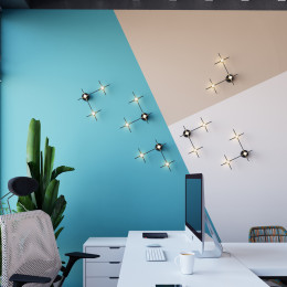 Светильник настенный 3906/9WL Odeon Light Черный