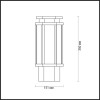 Светильник уличный 4048/1B Odeon Light Серый, черный
