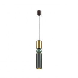Светильник подвесной 4073/5L Odeon Light Черный, золотой, цветной