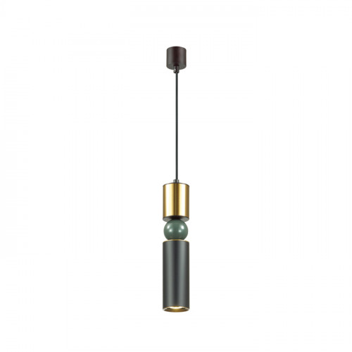 Светильник подвесной 4073/5L Odeon Light Черный, золотой, цветной