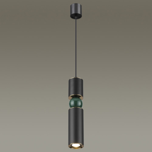 Светильник подвесной 4075/5L Odeon Light Черный, золотой, цветной