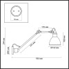 Светильник настенный 4125/1WD Odeon Light Черный
