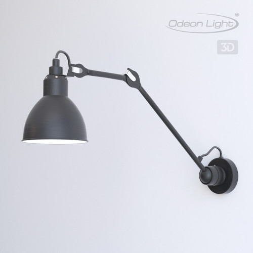 Светильник настенный 4125/1WD Odeon Light Черный