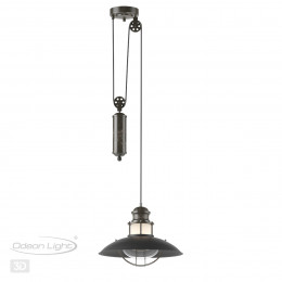 Светильник подвесной 4164/1A Odeon Light Коричневый