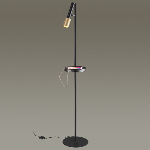Торшер 4240/1F Odeon Light Черный