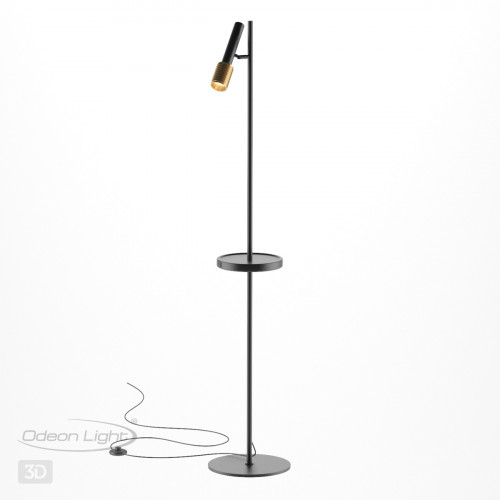 Торшер 4240/1F Odeon Light Черный