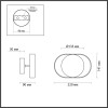 Светильник настенный 4246/7WW Odeon Light Белый