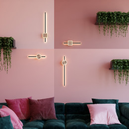 Светильник настенный 4257/12WL Odeon Light Черный