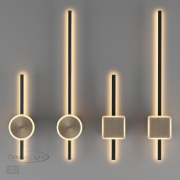Светильник настенный 4257/12WL Odeon Light Черный