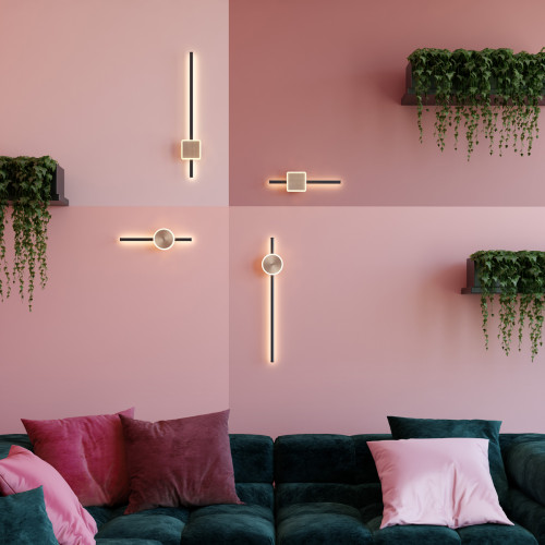 Светильник настенный 4257/18WL Odeon Light Черный