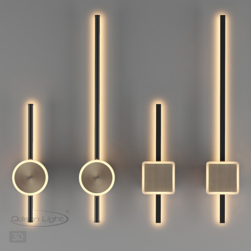 Светильник настенный 4257/18WL Odeon Light Черный