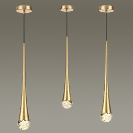 Светильник подвесной 4278/1 Odeon Light Золотой