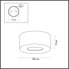 Светильник потолочный 4283/7CL Odeon Light Черный