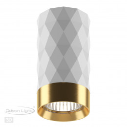 Светильник потолочный 4286/1C Odeon Light Белый, золотой