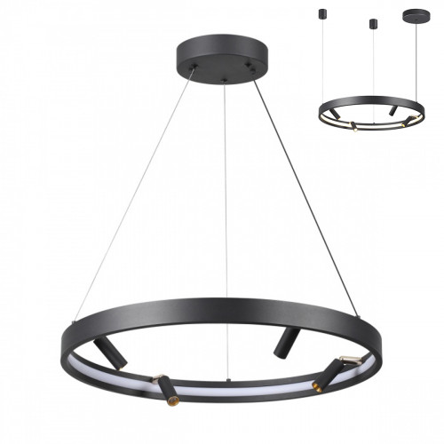 Светильник подвесной 4317/58L Odeon Light Черный