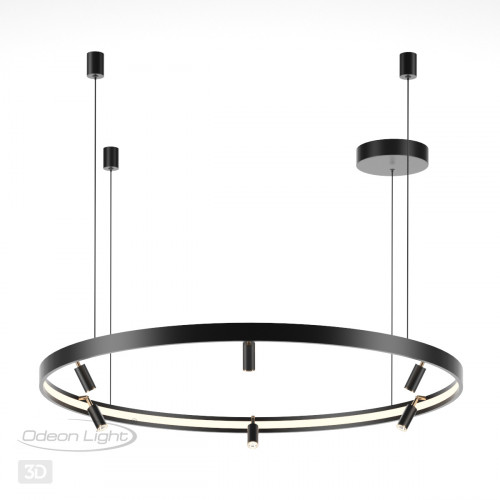 Светильник подвесной 4317/93L Odeon Light Черный